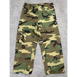 USA Military Rain Cold Weather Pants Mens Medium Camo 8415-01-228-1346 Trousers
